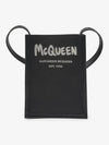 Graffiti Edge Small Cross Bag Black - ALEXANDER MCQUEEN - BALAAN 2