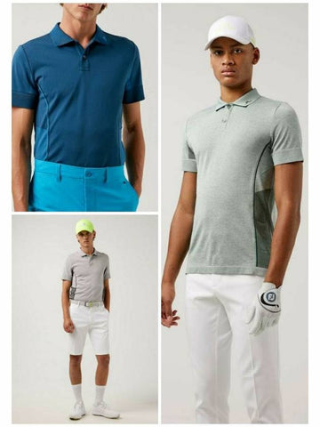 Men's Al Polo Tshirt Men's Golf Collar Shirt PK Shirt Al Golf Polo GMJT04562 - J.LINDEBERG - BALAAN 1