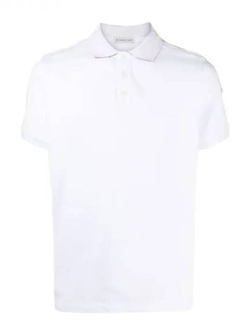 Arm logo polo t-shirt white men t-shirt 197003 - MONCLER - BALAAN 1