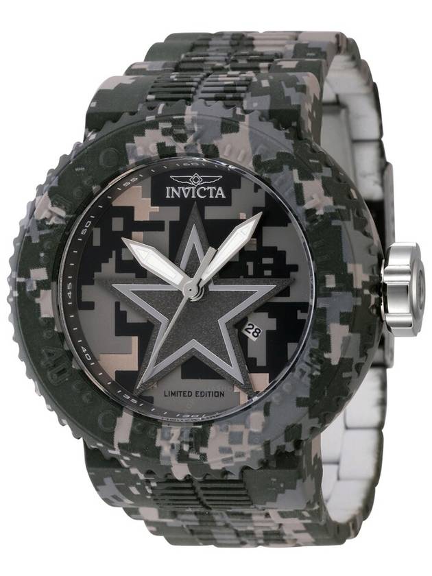 Invicta NFL Dallas Cowboys Quartz Date Camouflage Dial Men's Watch 45092 - INVICTA - BALAAN 1