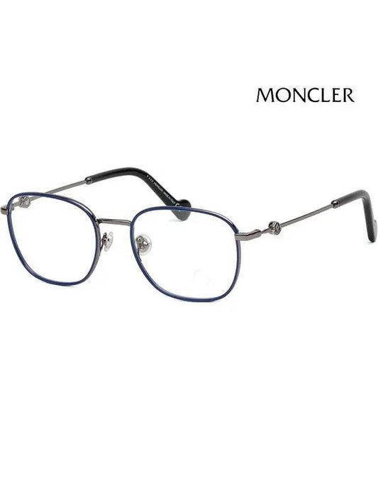 Glasses frame ML5108 008 square blue windsor rim - MONCLER - BALAAN 1