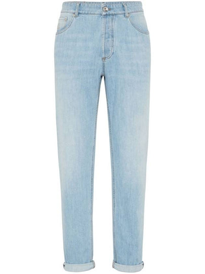 Traditional Fit Lightweight Denim Jeans Blue - BRUNELLO CUCINELLI - BALAAN 2