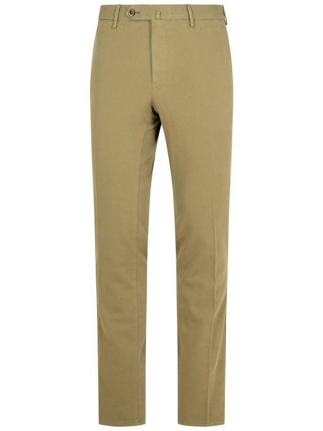 Pt01 Superslim' Beige Cotton Pants - PT01 - BALAAN 1