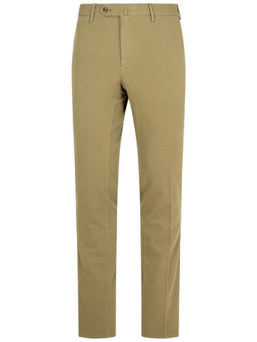 Pt01 Superslim' Beige Cotton Pants - PT01 - BALAAN 1