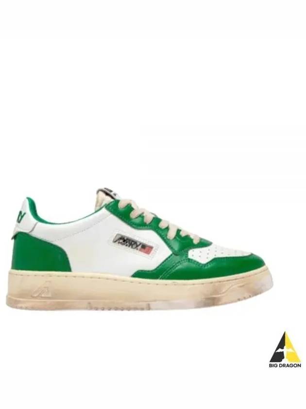 Medalist Super Vintage Low Top Sneakers Green - AUTRY - BALAAN 2