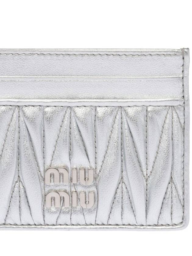 matelassé nappa-leather card holder - MIU MIU - BALAAN 3