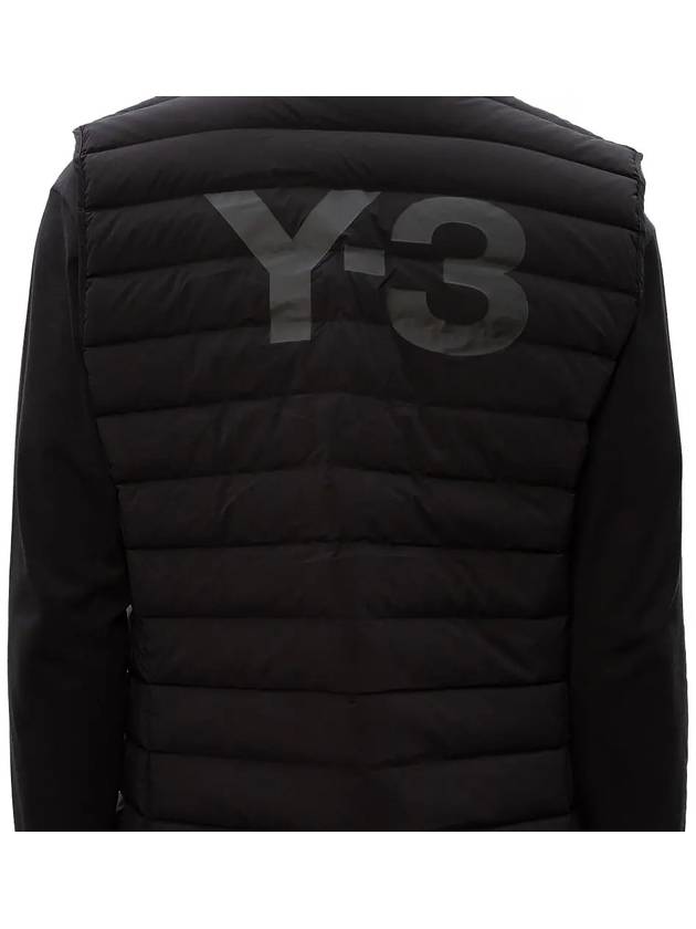 12th Anniversary M CL Bag Logo Printing Padded Vest Black GK4577 - Y-3 - BALAAN 4