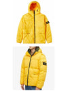 Men's Wappen Patch Crinkle Wraps Padding Yellow - STONE ISLAND - BALAAN 5