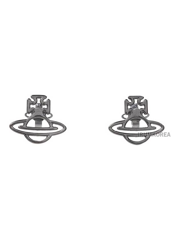 Perlar Brass Earrings Ruthenium - VIVIENNE WESTWOOD - BALAAN 11