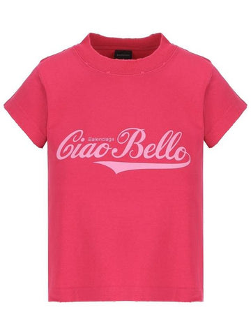 Balenciaga T-shirts and Polos Magenta - BALENCIAGA - BALAAN 1