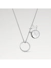 Monogram Charms Necklace Silver - LOUIS VUITTON - BALAAN 4