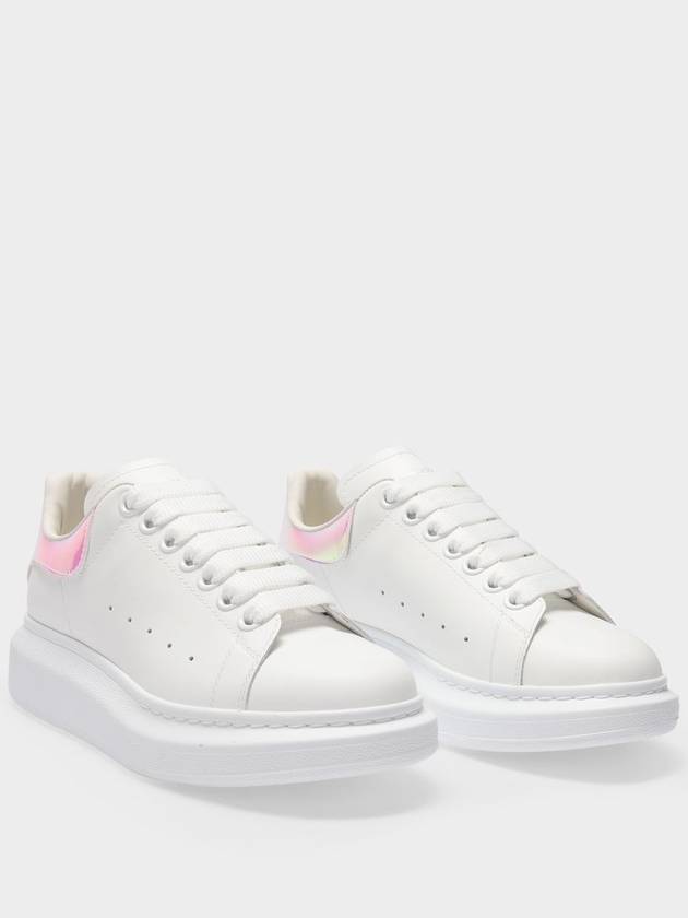 Oversized Low Top Sneakers White Iridescent - ALEXANDER MCQUEEN - BALAAN 3