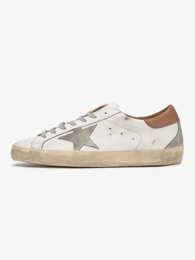 Superstar Brown Tab Sneakers White - GOLDEN GOOSE - BALAAN 2