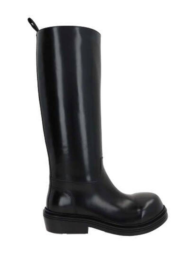 Fireman Leather Long Boots Black - BOTTEGA VENETA - BALAAN 2