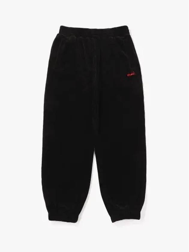 Diadora Montello Corduroy Jogger Pants BLACK - DIADORA - BALAAN 1