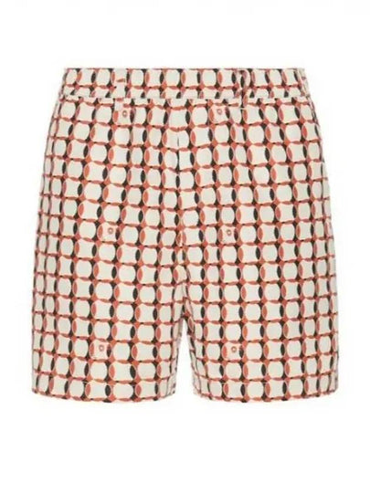 Lattice Nylon Short Red - MALBON GOLF - BALAAN 2