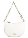 Logo-Decorated Leather Shoulder Bag White - MICHAEL KORS - BALAAN 2