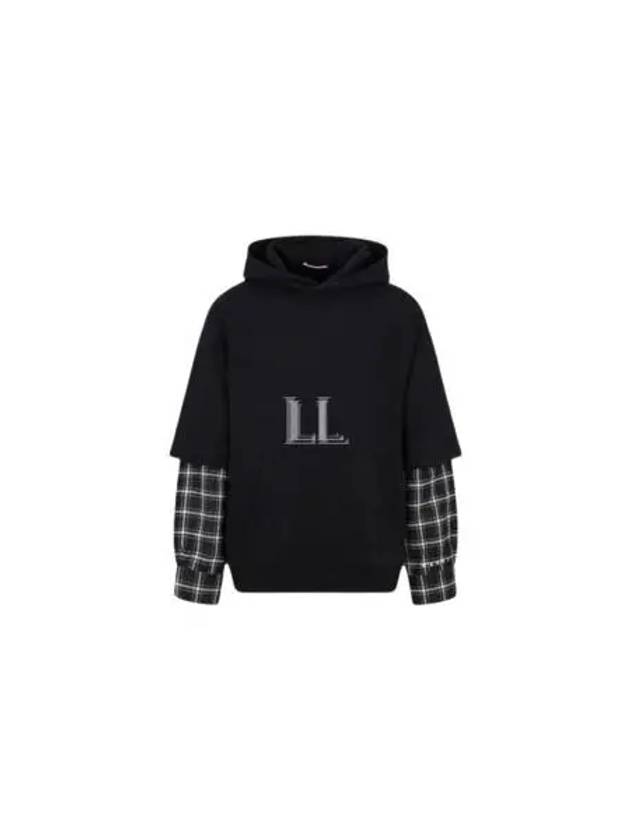 Check Hoodie Black - MARNI - BALAAN 2