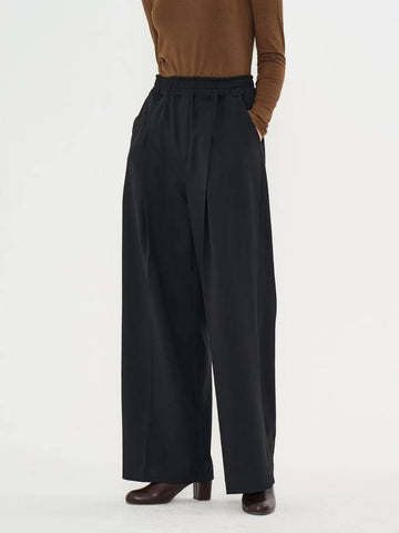 MET pintuck wide slacks black - METAPHER - BALAAN 1