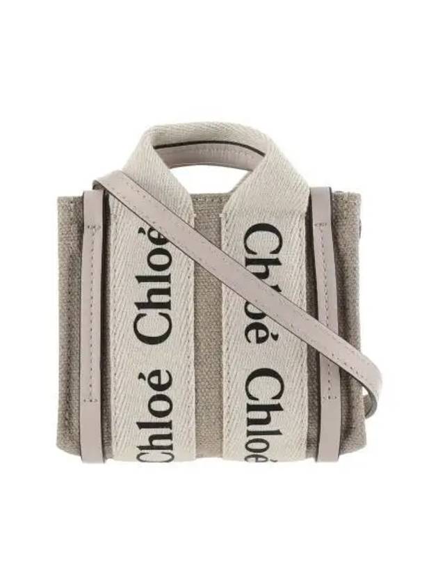 Nano Woody Tote Bag Grey - CHLOE - BALAAN 2