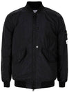 Reps R NY Bomber Jacket Black - STONE ISLAND - BALAAN 2