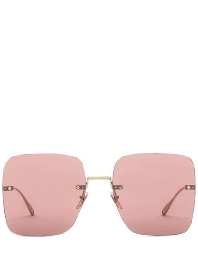 oversized square frame sunglasses red - GUCCI - BALAAN 2