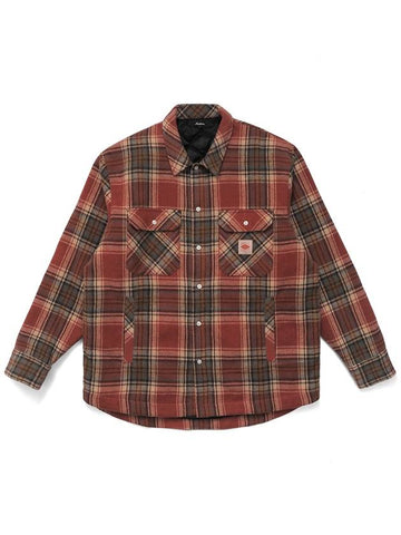 Home on the Range Flannel Shirt BROWN - MALBON GOLF - BALAAN 1