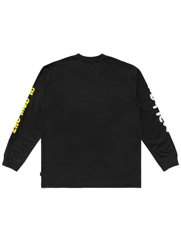 MALBON x GLO GANG Glo Long Sleeve T-Shirt BLACK M3113LRL01BLK - MALBON GOLF - BALAAN 3