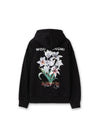 Men's Flower Back Logo Cotton Hoodie Black - WOOYOUNGMI - BALAAN 1