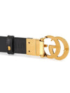 GG Marmont Supreme Canvas Leather Reversible Belt Beige Black - GUCCI - BALAAN 8