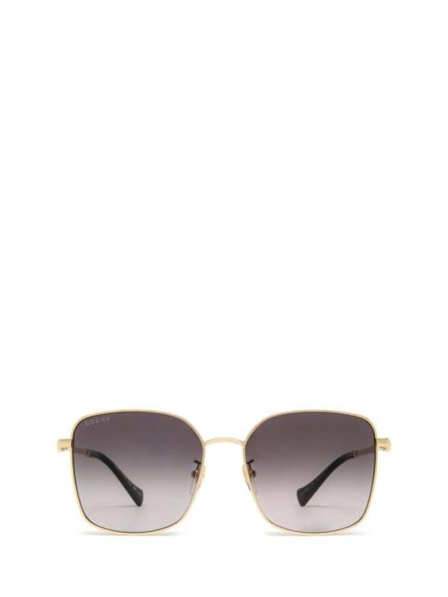 Eyewear Interlocking G Square Sunglasses Gold Black - GUCCI - BALAAN 1