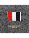 Leather Card Wallet Dark Grey - THOM BROWNE - BALAAN 5