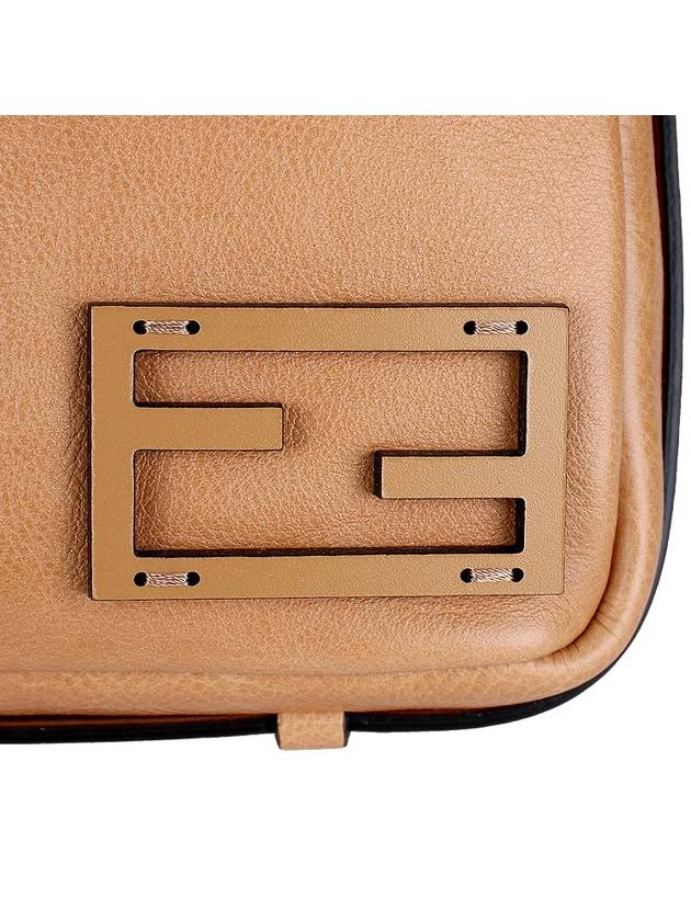 Simply Mini Leather Shoulder Bag Beige - FENDI - BALAAN 8