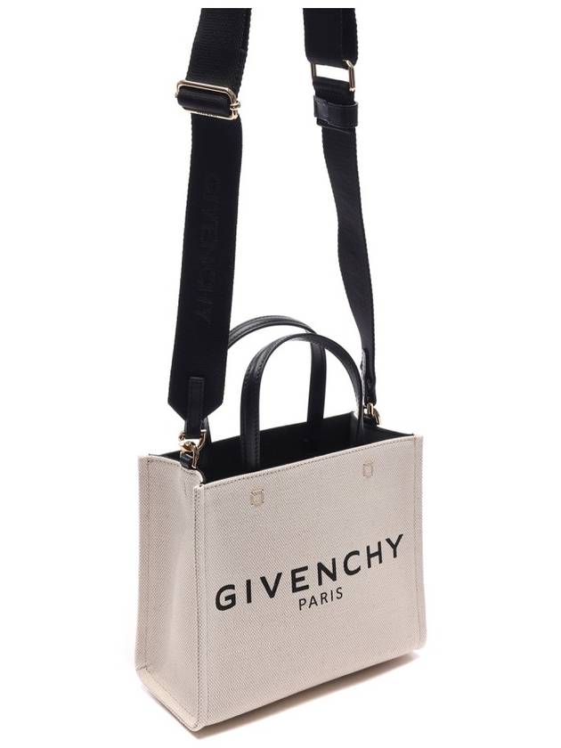 Canvas Tote Bag Beige - GIVENCHY - BALAAN 4