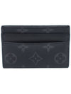 Women s Louis Vuitton M62170 Monogram Eclipse Double Card Holder gt wallet business Gangbuk used luxury goods - LOUIS VUITTON - BALAAN 4