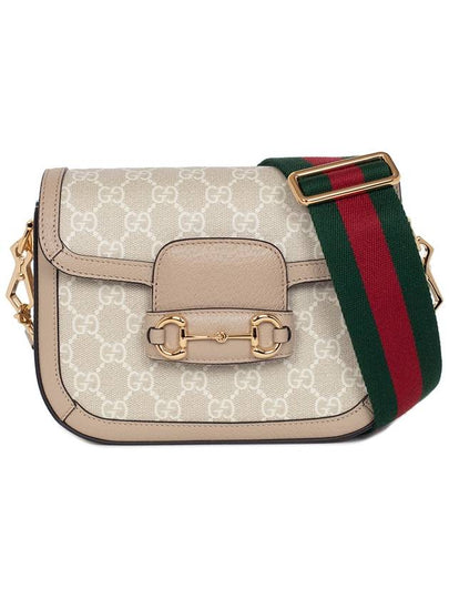 Horsebit 1955 GG Small Cross Bag Beige White - GUCCI - BALAAN 2