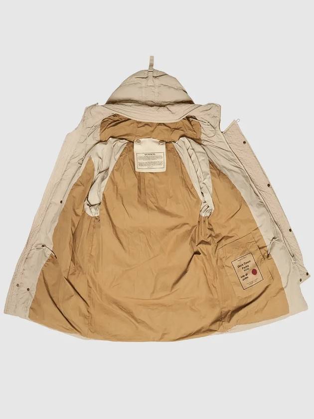 Deck Hood Down Parka Beige - TEN C - BALAAN 3