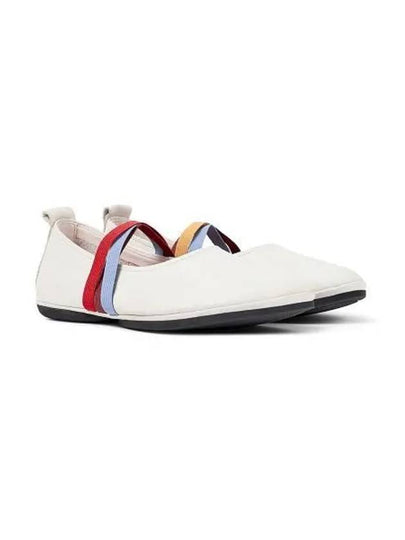 Right Nina Leather Ballerina Shoes White - CAMPER - BALAAN 2