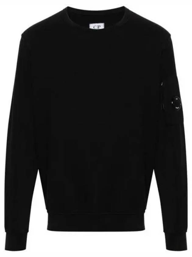 16CMSS032A Lens Logo Patch Light Sweatshirt Long Sleeve T Shirt 1046774 - CP COMPANY - BALAAN 1