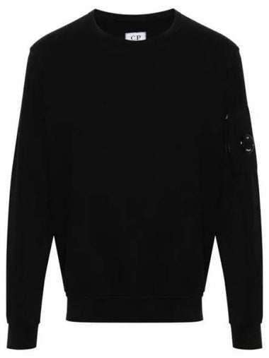 16CMSS032A Lens Logo Patch Light Sweatshirt Long Sleeve T Shirt 1046774 - CP COMPANY - BALAAN 1