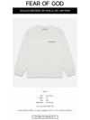 192BT212122F 466 Essential Logo Patch Crew Neck Sweatshirt Light Oatmeal Men’s Sweatshirt TLS - FEAR OF GOD - BALAAN 2