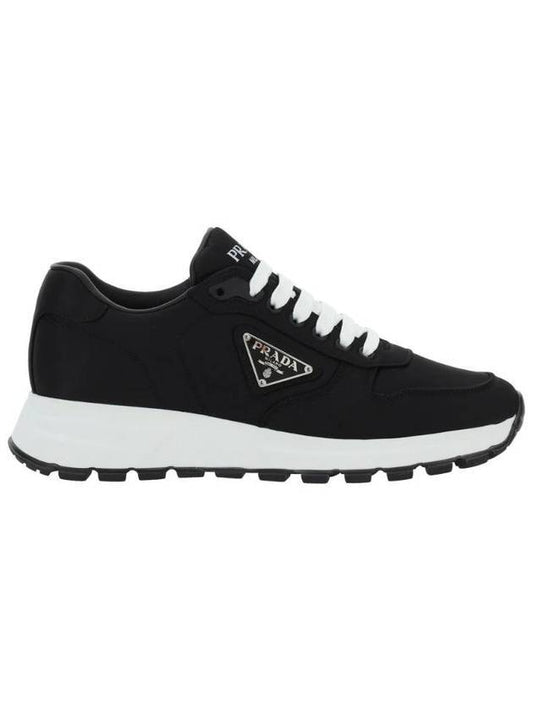 Prax 1 Re-Nylon Low Top Sneakers Black - PRADA - BALAAN 1