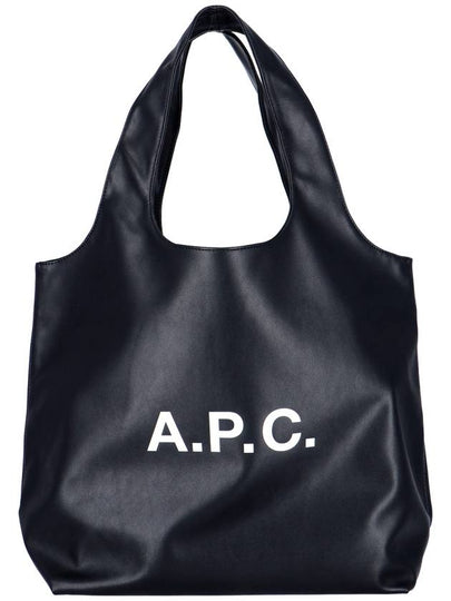 Ninon Logo Print Tote Bag Black - A.P.C. - BALAAN 2