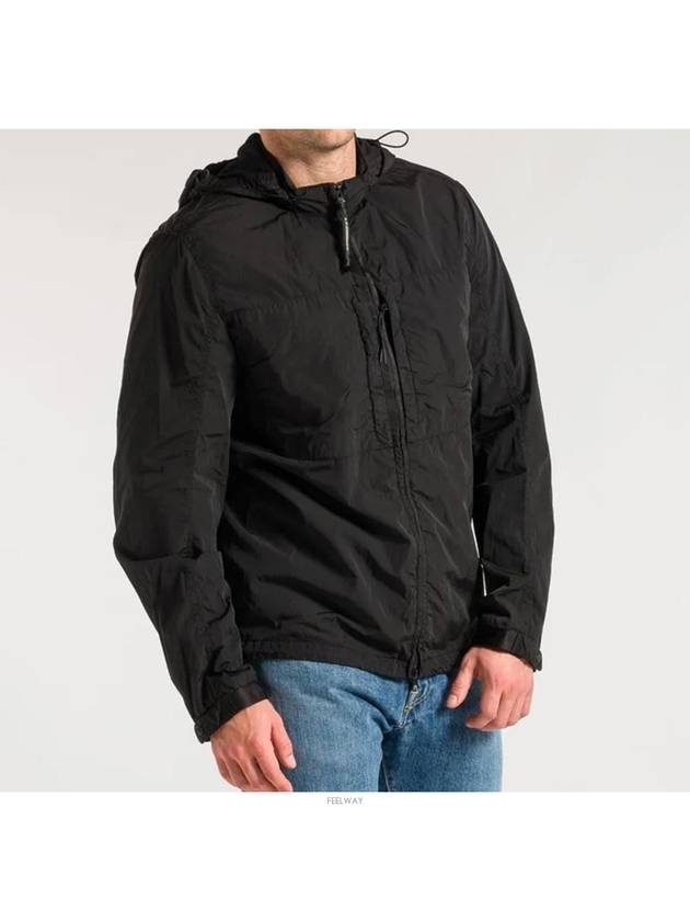 Men's Goggles Over Hooded Jacket Black - CP COMPANY - BALAAN 4