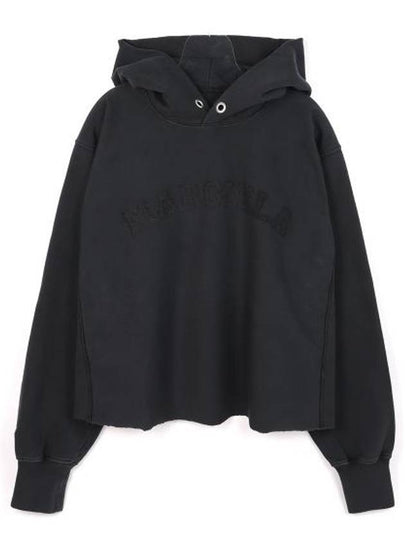 Logo Cotton Fleece Hoodie Black - MAISON MARGIELA - BALAAN 2