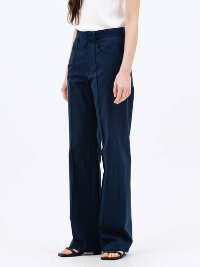 pintuck cotton pants navy - JUN BY JUN K - BALAAN 2