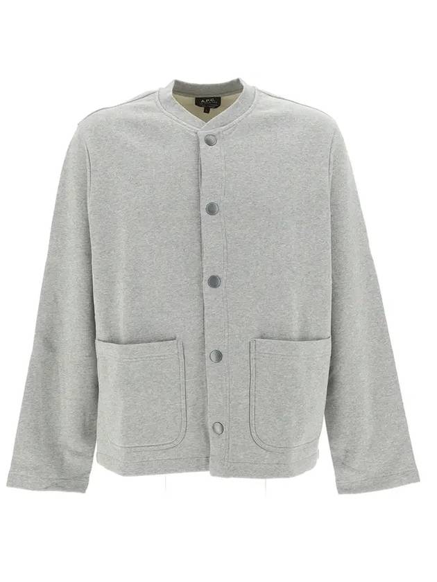 Men's Stevie Cardigan Grey - A.P.C. - BALAAN 1