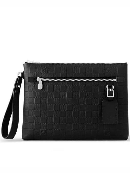 Takeoff Damier Pouch Bag Black - LOUIS VUITTON - BALAAN 2