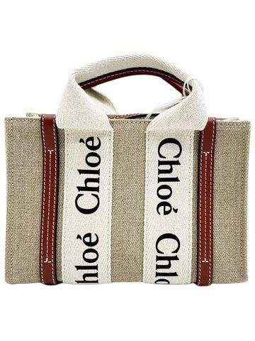 Woody Mini Tote Bag CHC22AP237 - CHLOE - BALAAN 1