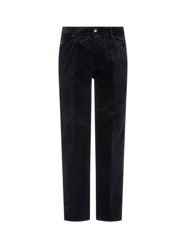 Men s loose fit corduroy denim pants navy 270833 - EMPORIO ARMANI - BALAAN 1